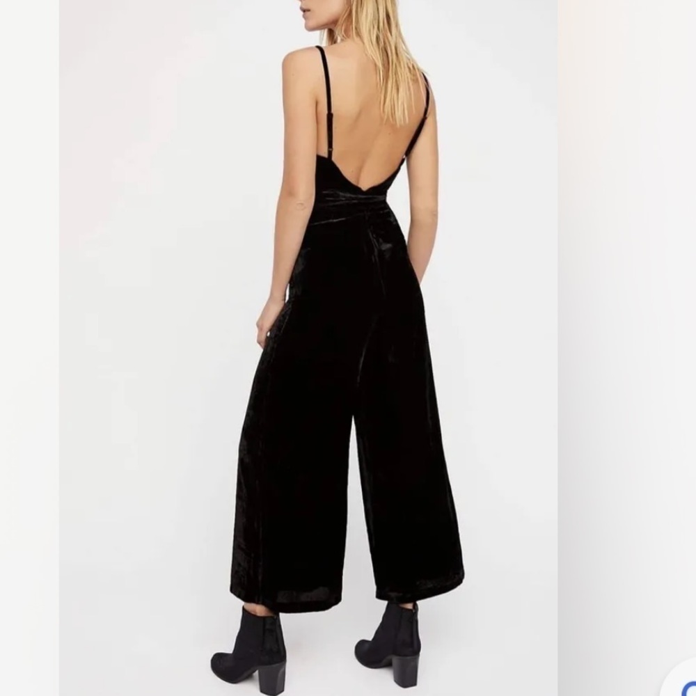 Free People Cabbage Wide Leg Jumpsuit size 2